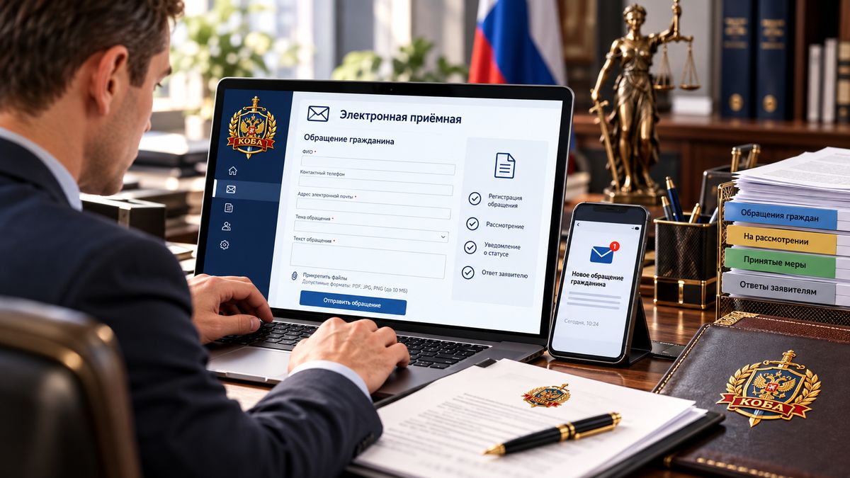 На сайте Комитета открыта электронная приёмная
